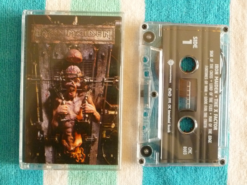 IRON MAIDEN The X Factor 1995 CMC International Metal Cassette Tape