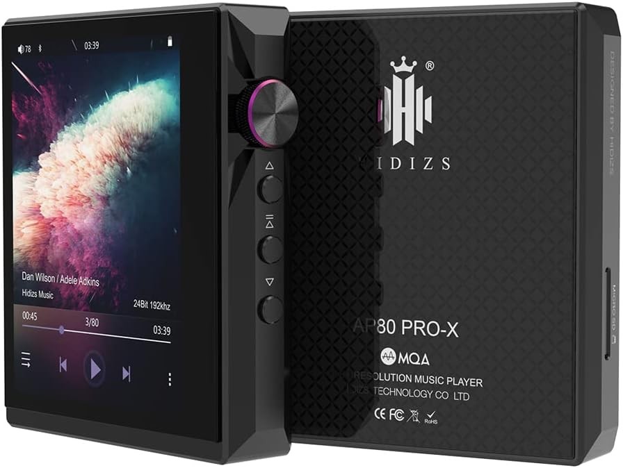 HIDIZS AP80 Pro-X MP3 Hi-Res Music Player with Bluetooth, Digital Audio Player