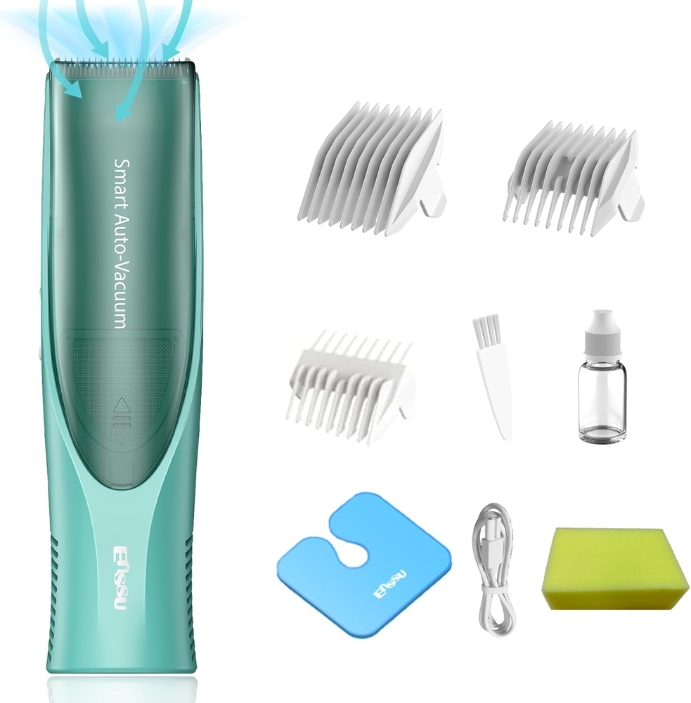 Baby Hair Clippers Low Noise Electric Vacuum Baby Hair Clippers for Kids Cutting