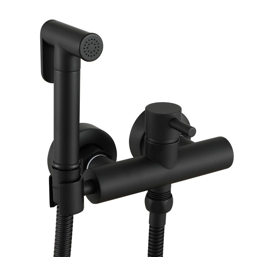 Brass Handheld Bidet Sprayer with Hot & Cold Water Wall Mount