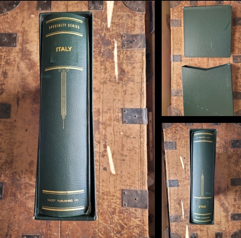 ITALY Scott Specialty Stamp Album and case