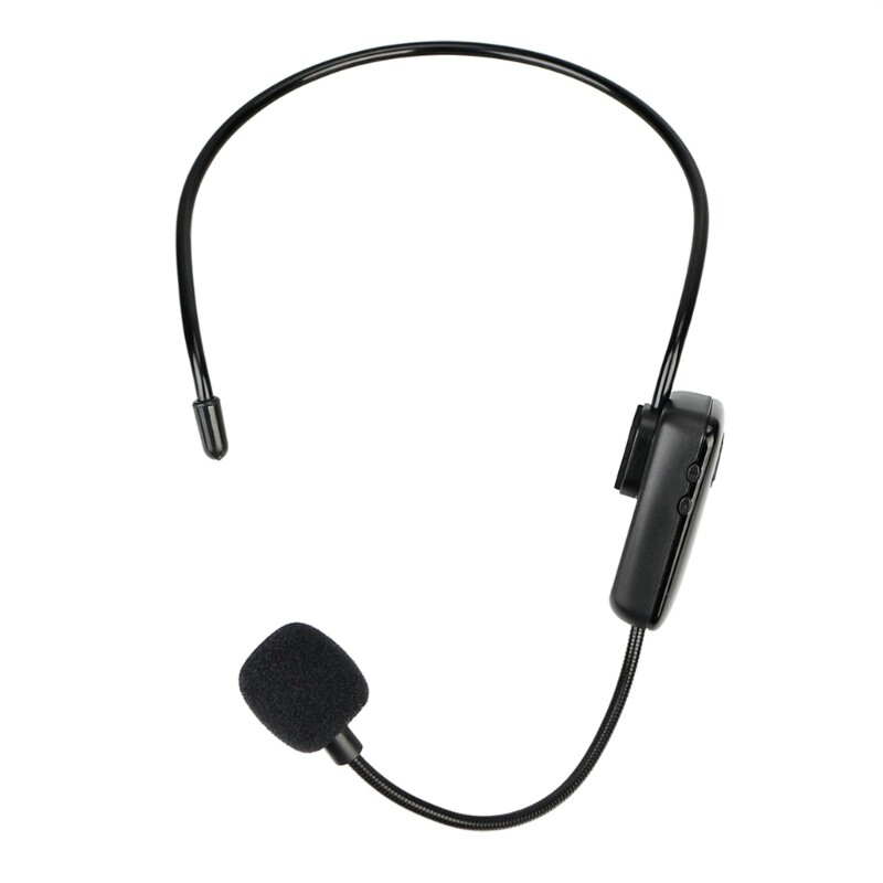 Wireless Microphone Condenser Headset Megaphone Radio Microphone FM 87-108MHz