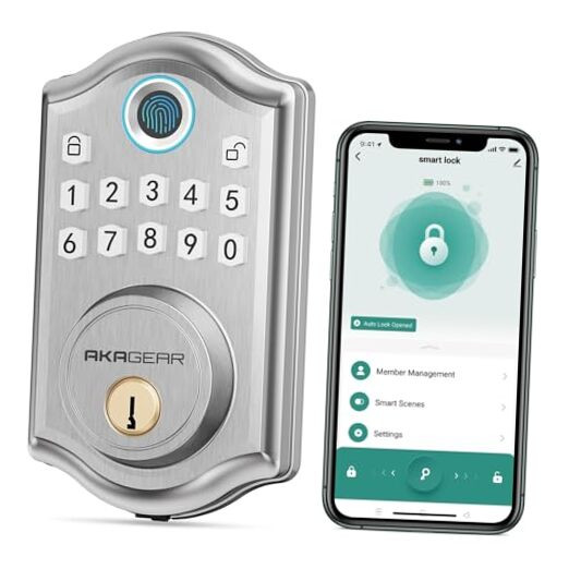 Smart Keyless Entry Fingerprint Door Lock with Keypad – DS10 Pro