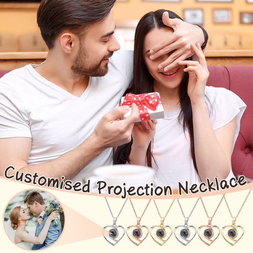 Custom Photo Projection NecklaceWomen's Necklace Heart Necklace GXX
