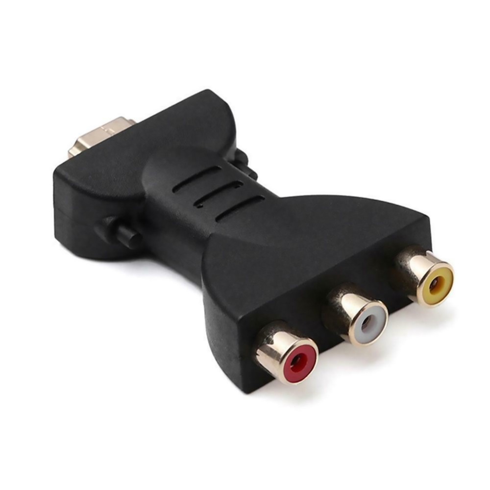 HDMI to 3 RCA AV Composite Video Audio Converter Adapter for TV PC