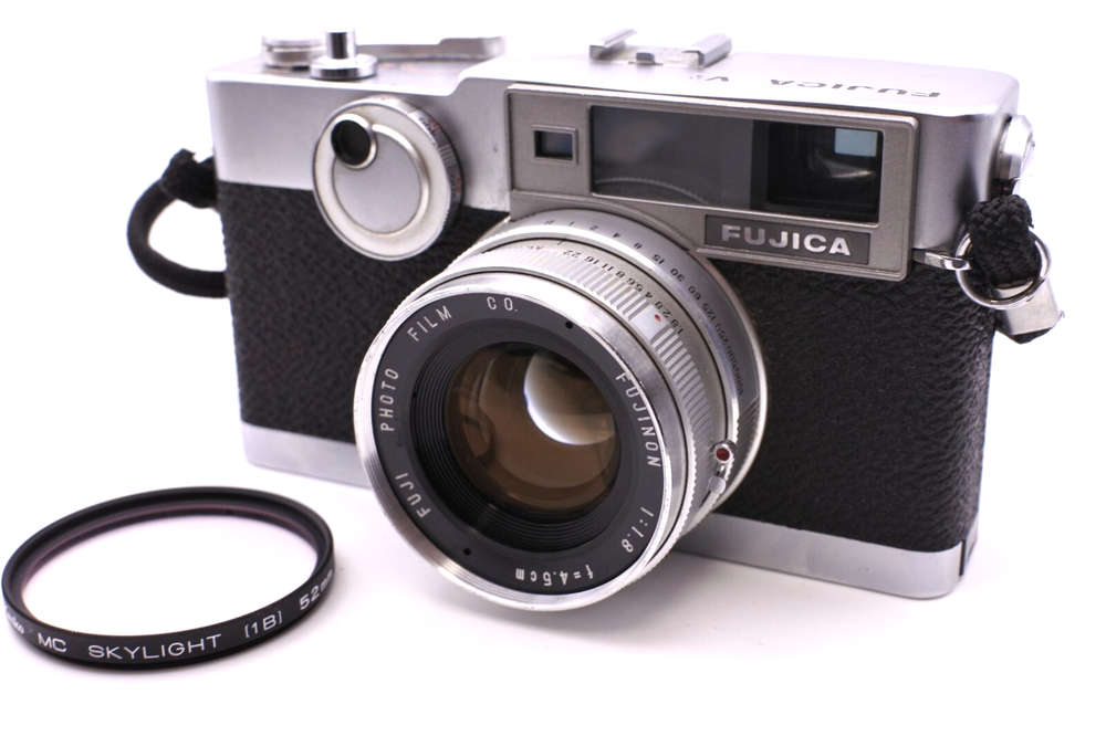 Vintage Fujica V2 35mm Film Camera with f1.8 Lens Tested Working Japan Rare Mint