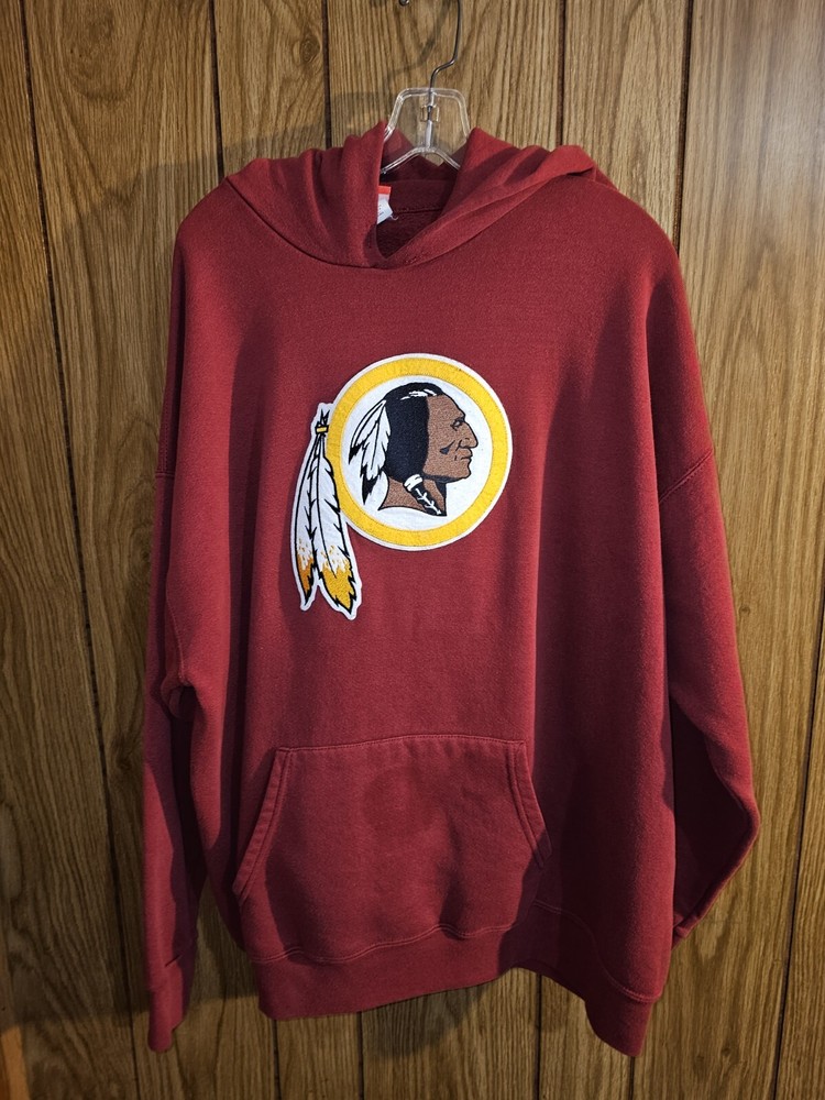 Washington Redskins 2006 Older Style 2xl Xxl Mens Burgundy Embroidered Hoodie