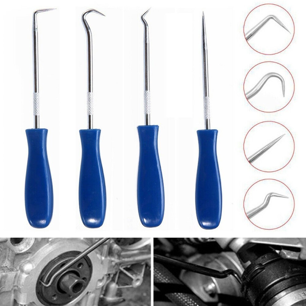 Car Remover Tool Set Angled Hook Car Craft Full Hook O Ring Oil Seal Gasket