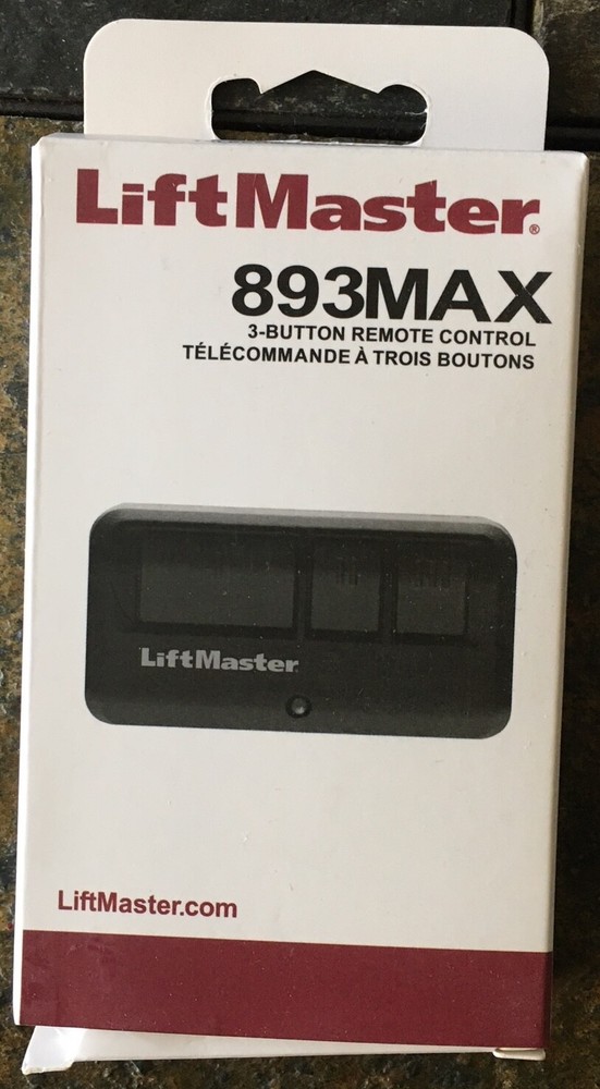 LiftMaster 893MAX 3-Button Universal Garage Door Remote Control