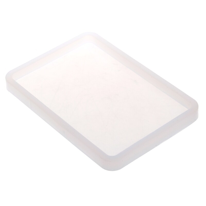 Rectangle Resin Casting Mold for DIY Coasters and Simple Plates
