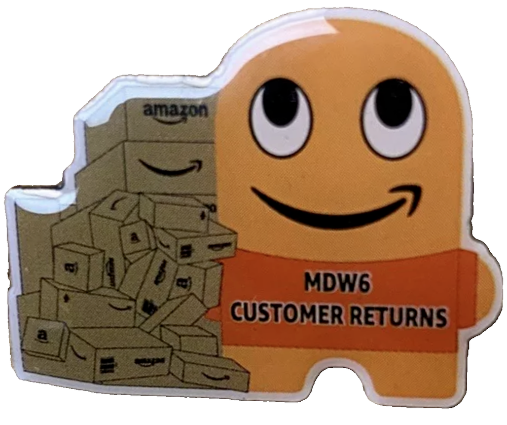 CRETS Customer Returns Amazon Peccy Employee Pin-image