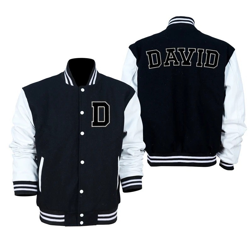 Custom Embroidered Men's Varsity Letterman Jacket for Baseball Winter Wear-image