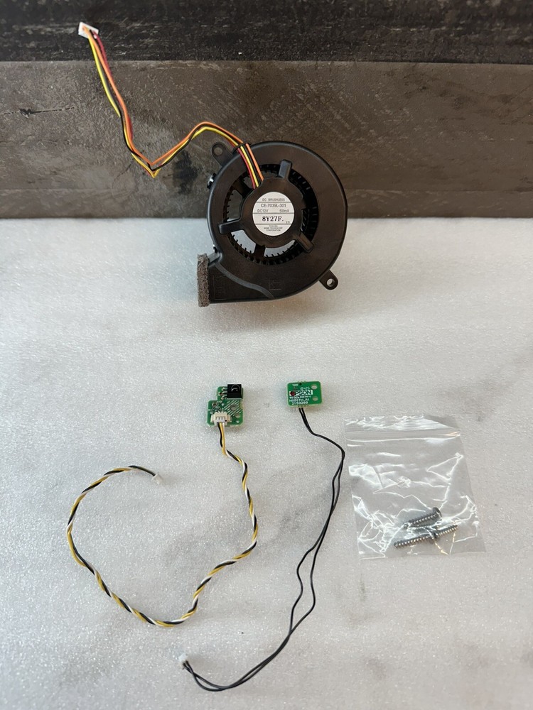 OEM Toshiba CE-7039L-301 Cooling Fan For Epson Projectors w/ Sensors & Wiring