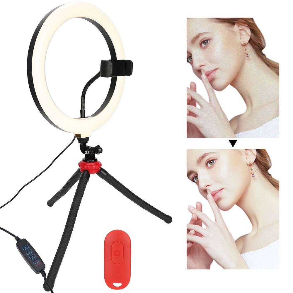 LED Fill Light Folding Live Broadcast Selfie Ring Camera Shooting Makeup