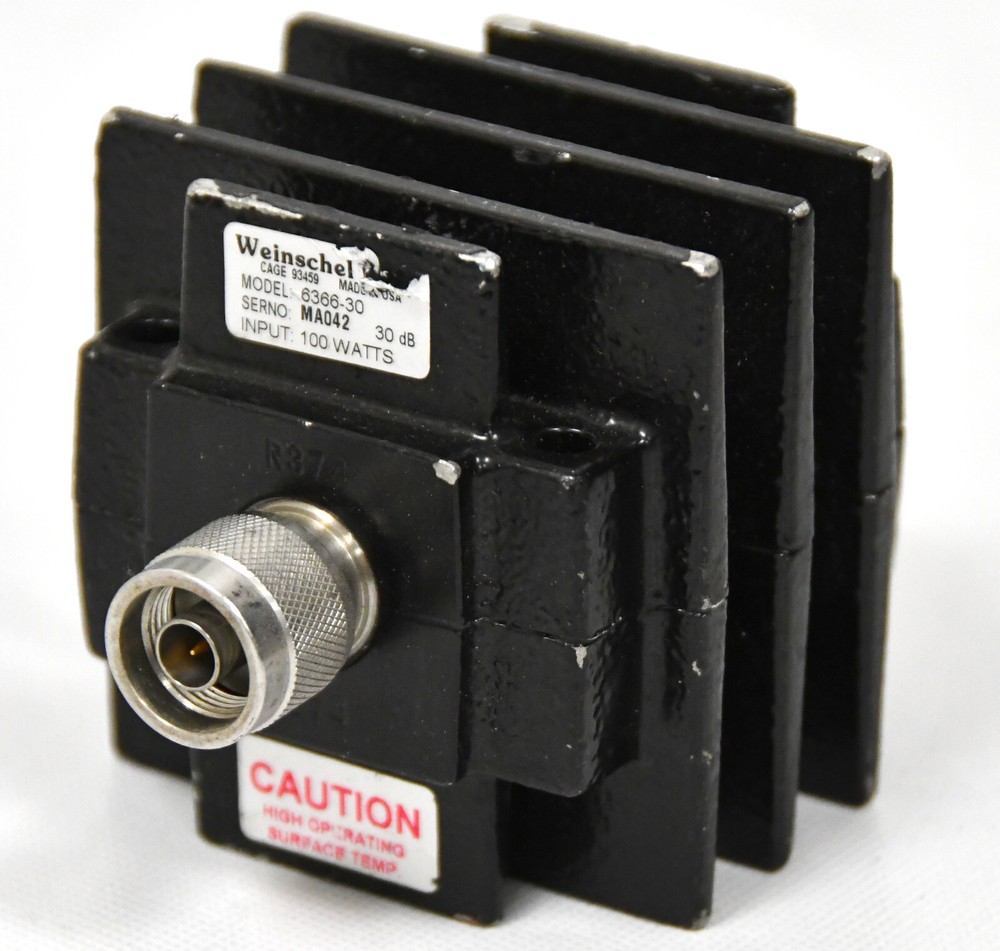 Weinschel Coaxial Model 6366-30 100W Attenuator Dummy Load