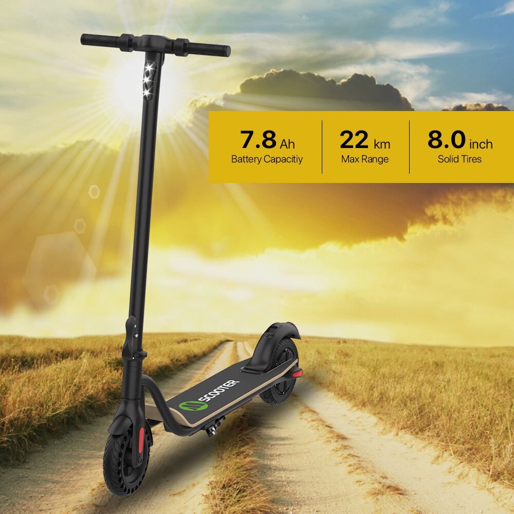 Folding Electric Scooter for Adults 22KM Range E-Scooter Safe Urban Commuter