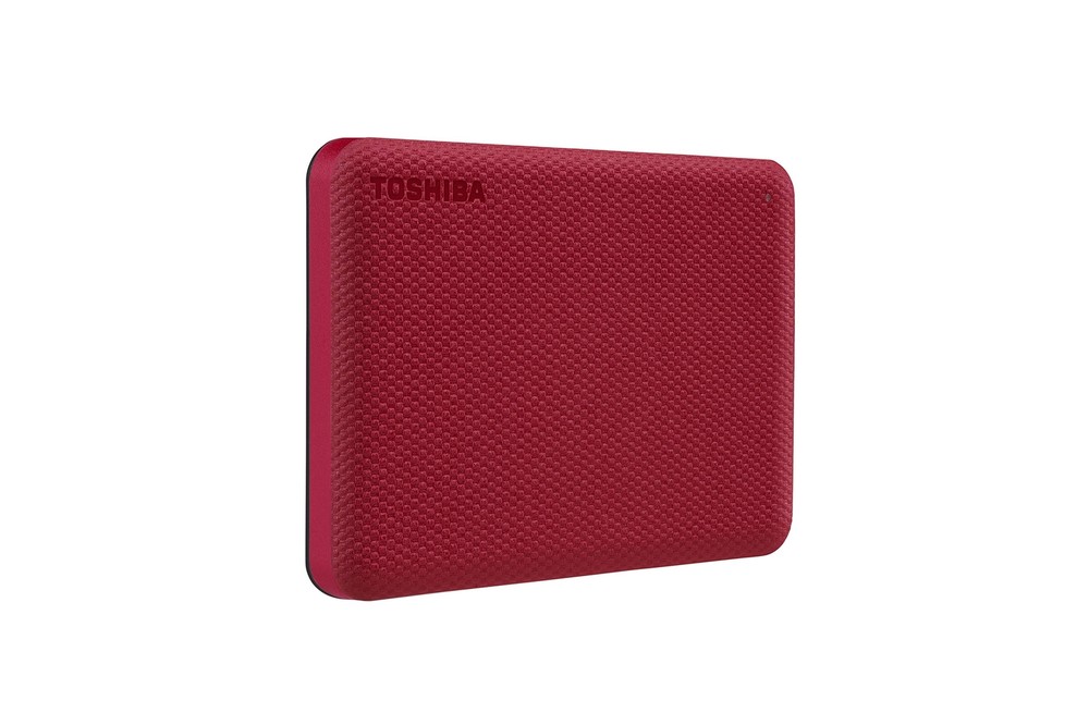 1TB Red External Hard Drive USB 3.0 Automatic Backup Password Protection-image