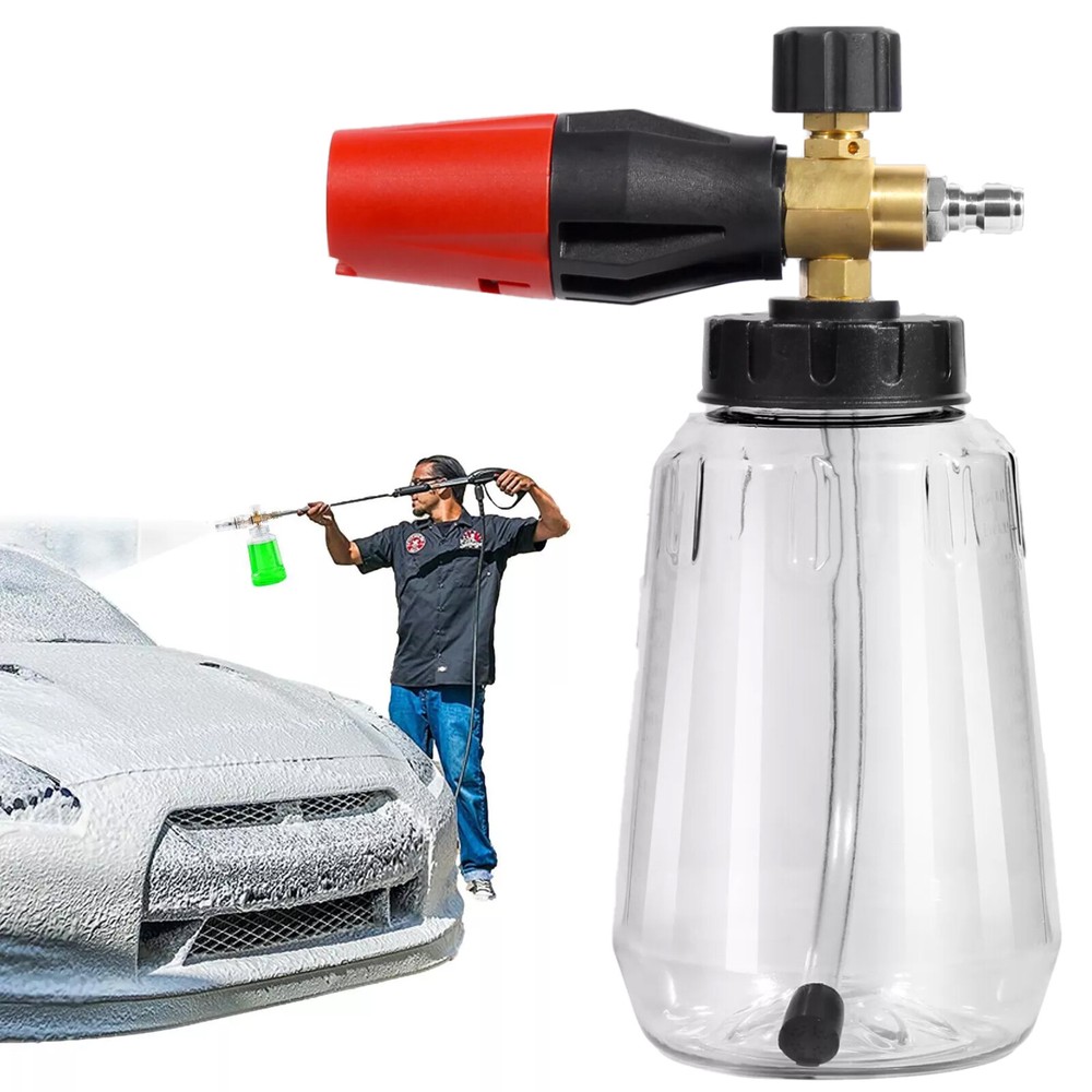 Snow Foam Lance Cannon Soap Bottle Sprayer For Pressure Washer Gun Jet Car Wash