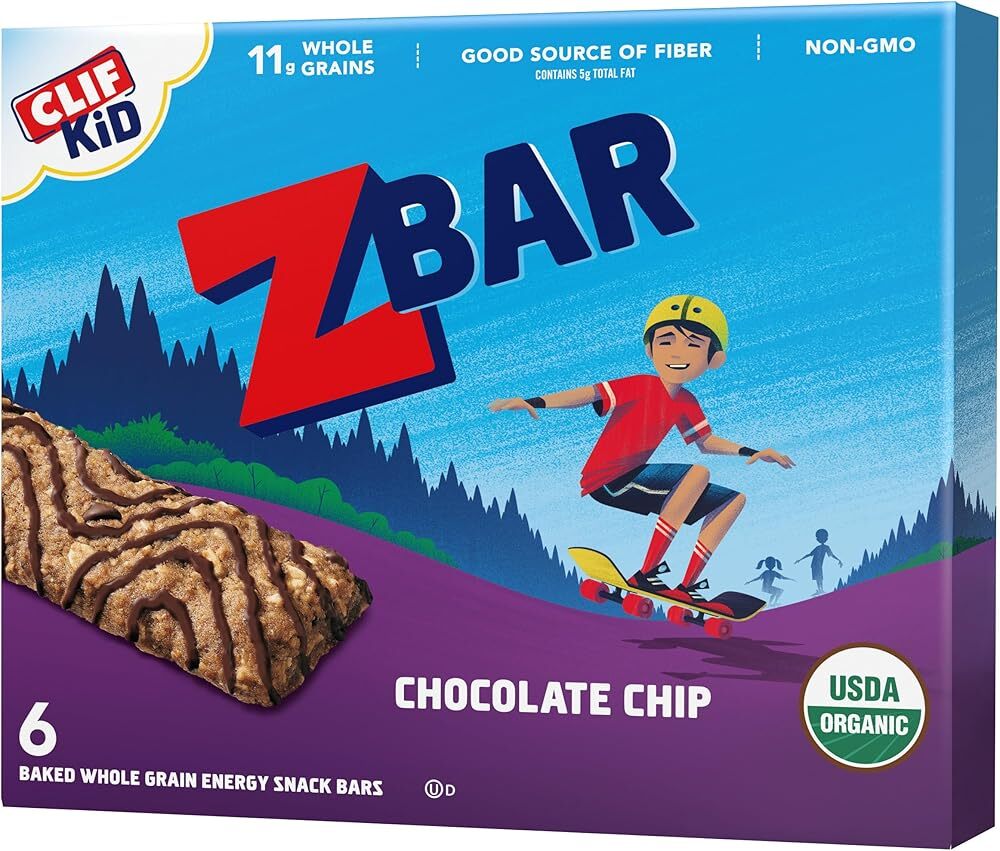 Zbar - Chocolate Chip - Soft Baked Snack Bars - Non-GMO - 11g Whole Grains - ...