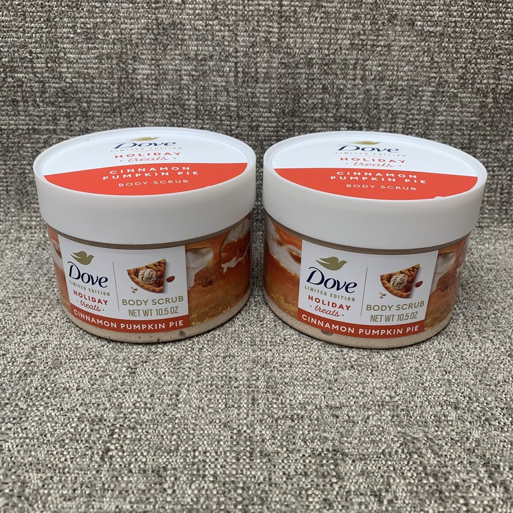 Dove Holiday Treats Cinnamon Pumpkin Pie Body Scrub 10.5oz Limited Edition (2)