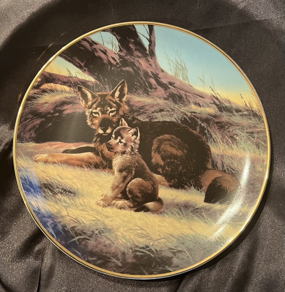 Siberian Tiger 1990 Plate 13382A by Will Nelson W.J. George