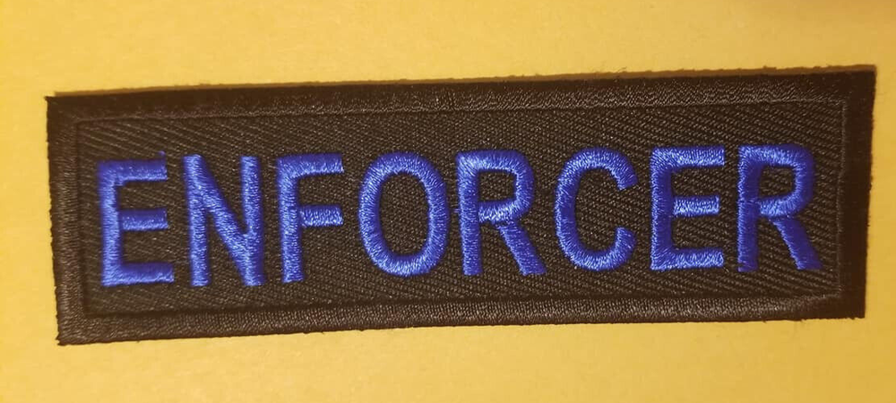 ENFORCER Club Officer Embroidered Patch Worldwide shipping