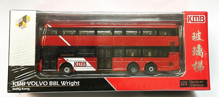 Tiny City - KMB VOLVO B8L Wright 1: 110 Die-Cast Model (123 Hanover Displays)