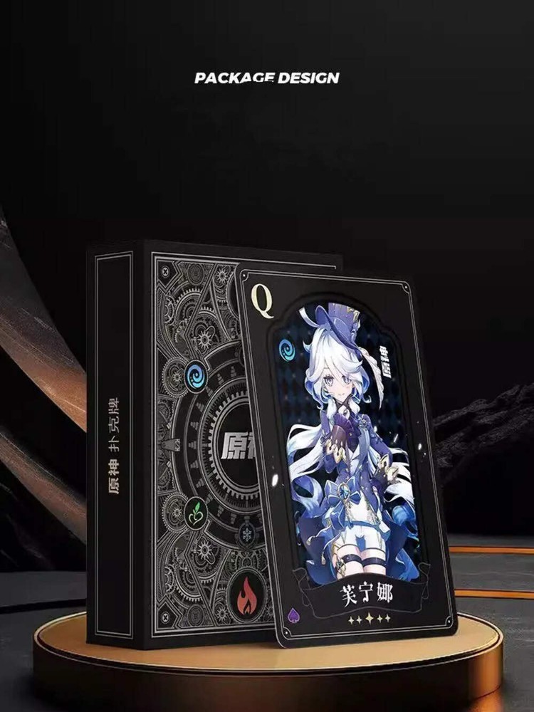 GENSHIN IMPACT Themed Tarot and Playing Cards Set