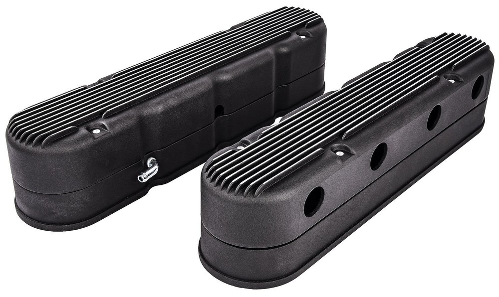 JEGS 501070  Valve Covers for GM LS-Series Engines 2-piece Hidden Coil Design