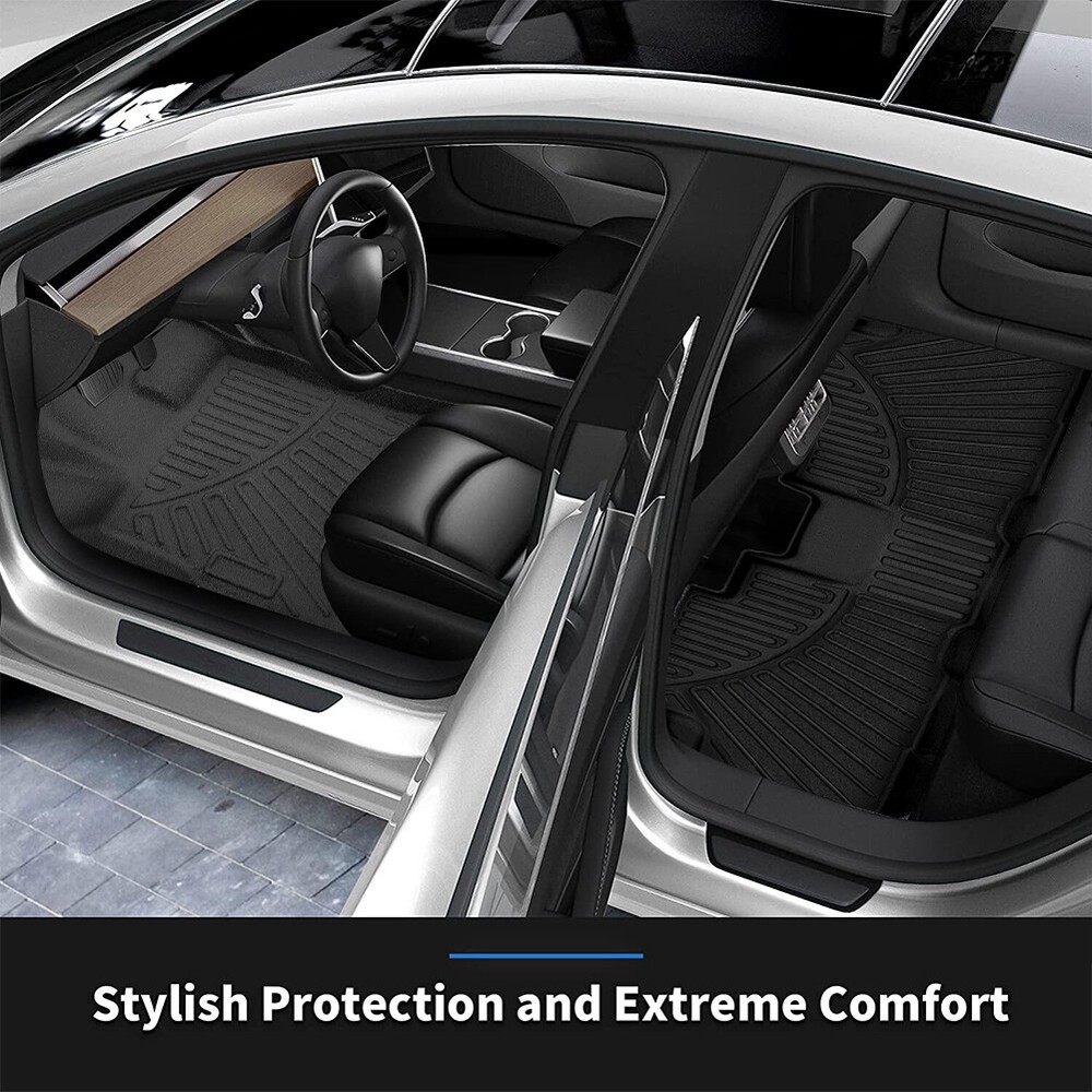 NEW All Weather Floor Liner Mats Black Waterproof For 2019-2023 Subaru Ascent