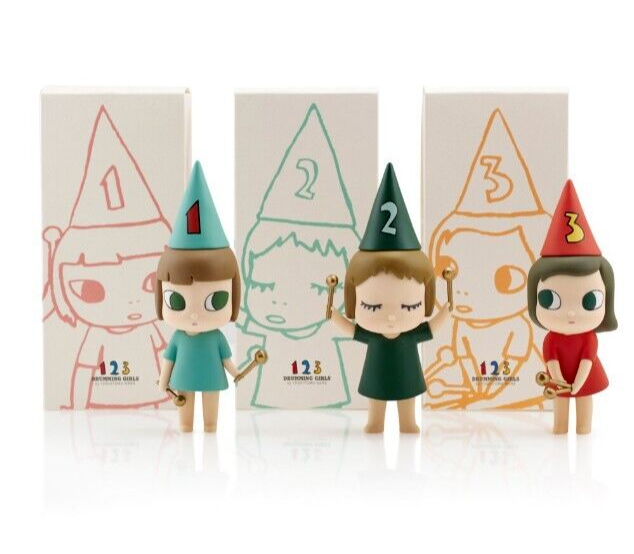 Yoshimoto Nara 123 Drumming Girls 2020 Original Packaging