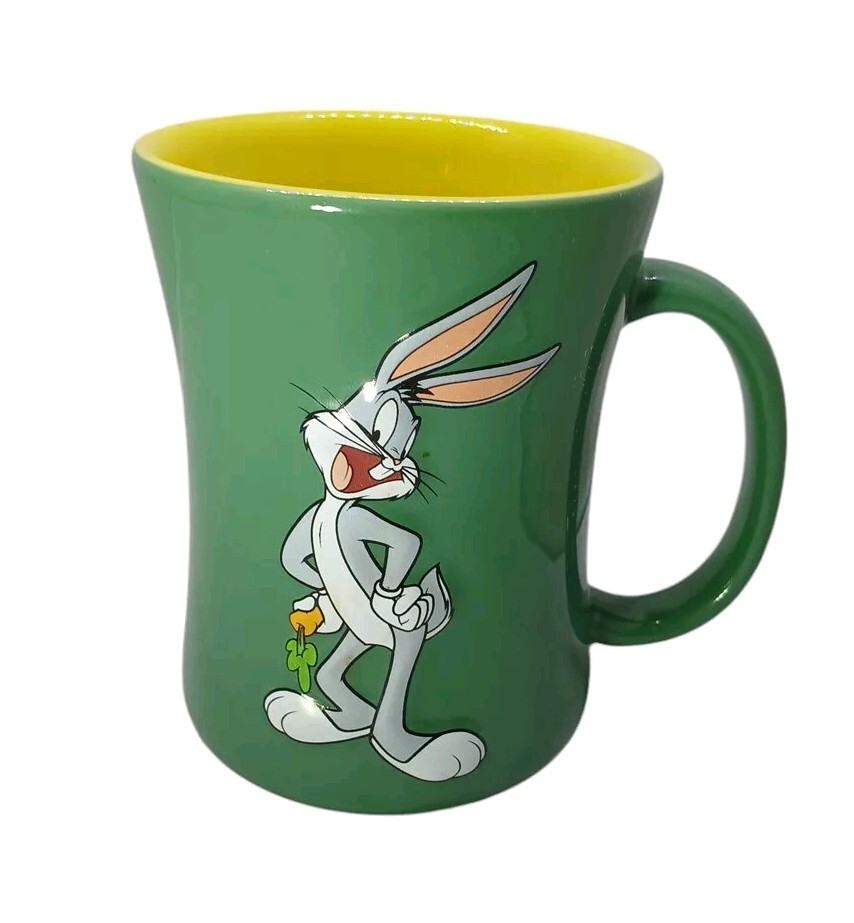 2005 Warner Bros Looney Tunes Bugs Bunny Mug with Raised Embossed Design