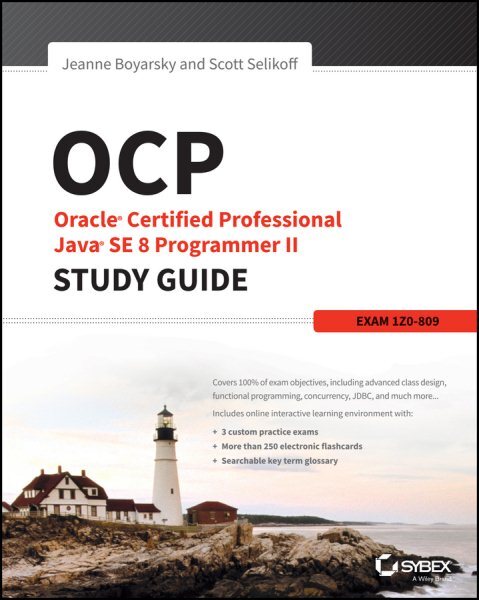 Oracle Certified Professional Java SE 8 Programmer II : Exam 1Z0-809, Paperba...