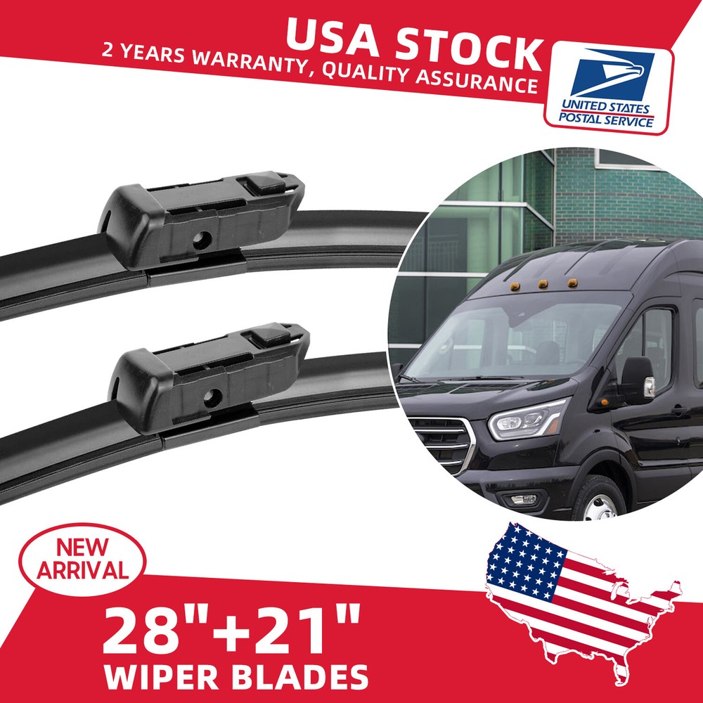28+21 Inch Wiper Blades for 2015-2021 Ford Transit 350 OEM Replacement
