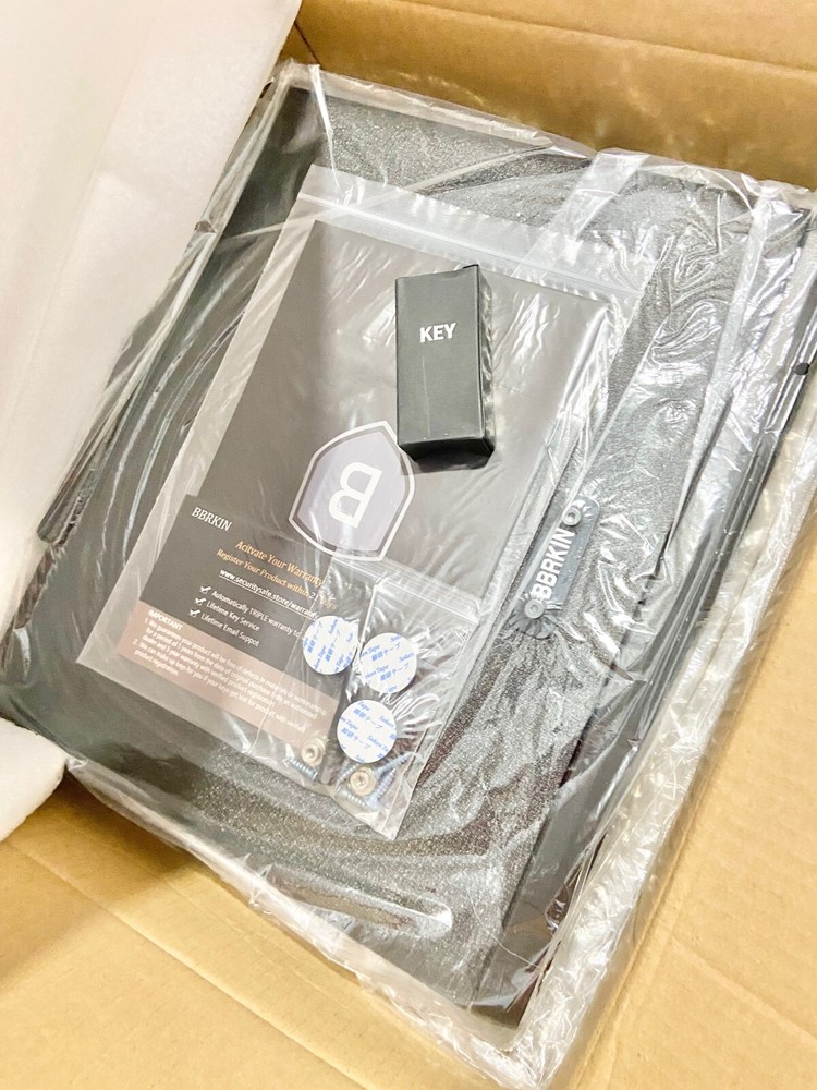 Biometric Fingerprint Safe, Slide-Away Handgun Safe for Two Pistols Storage Safe-image