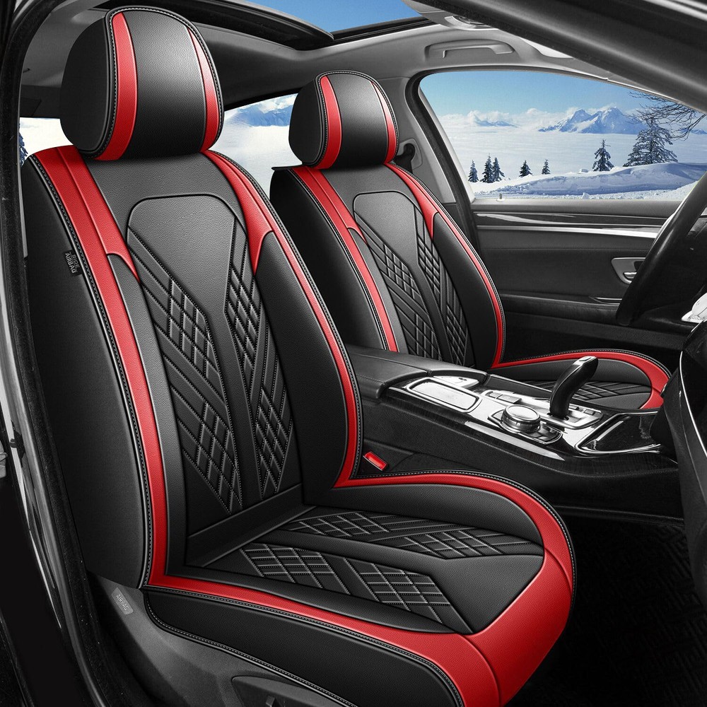 For Honda Accord 2007-2017 Full Set Car Seat Cover PU Leather Front Rear Cushion