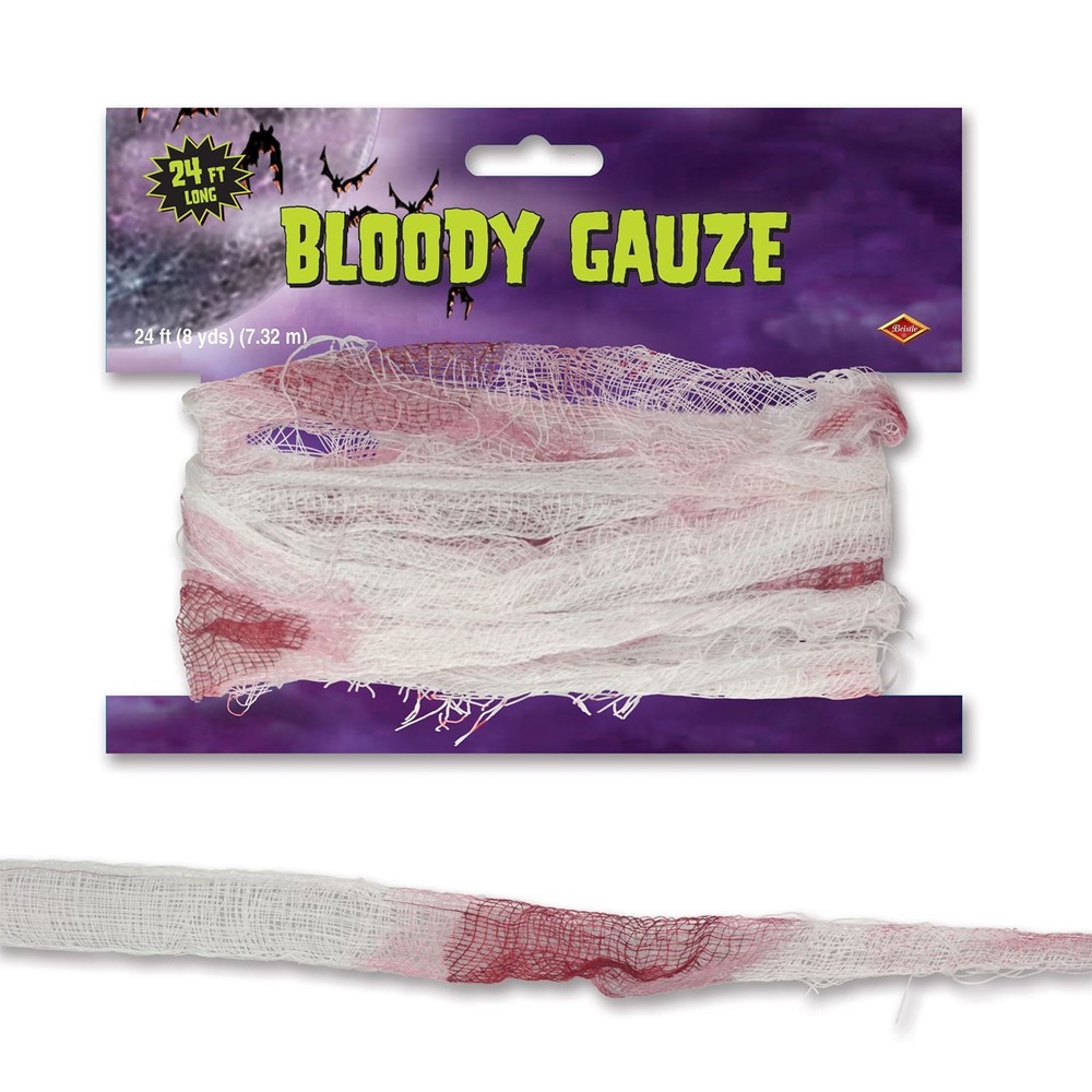Beistle Bloody Gauze Halloween Party Decoration for Spooky Decor