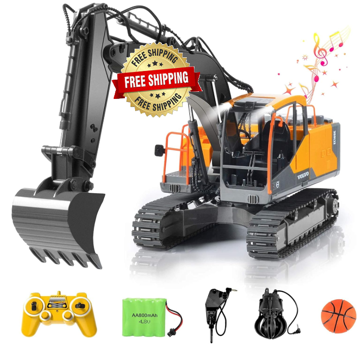 Juguetes Maquina De Construccion Excavadora Para Niños Infantil A Control Remoto