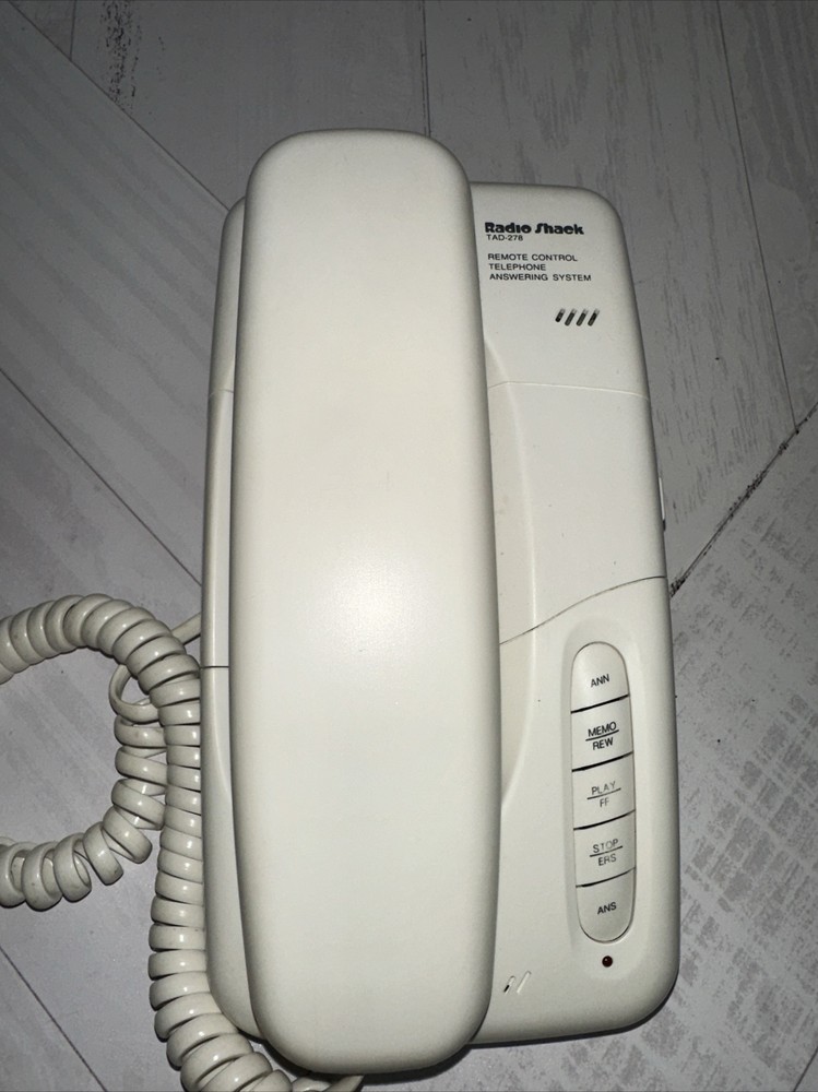 Vintage Radio Shack Touch-Tone Answering System Phone TAD-278
