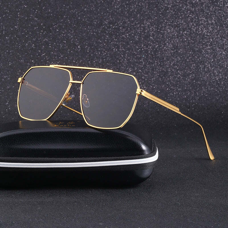 Men's Outdoor Cycling Retro Double Beam Sunglasses