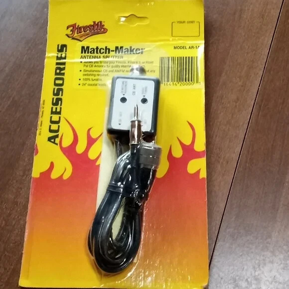 Firestik Antenna Company CB Match-Maker Antenna Splitter AR-1A NEW in Box