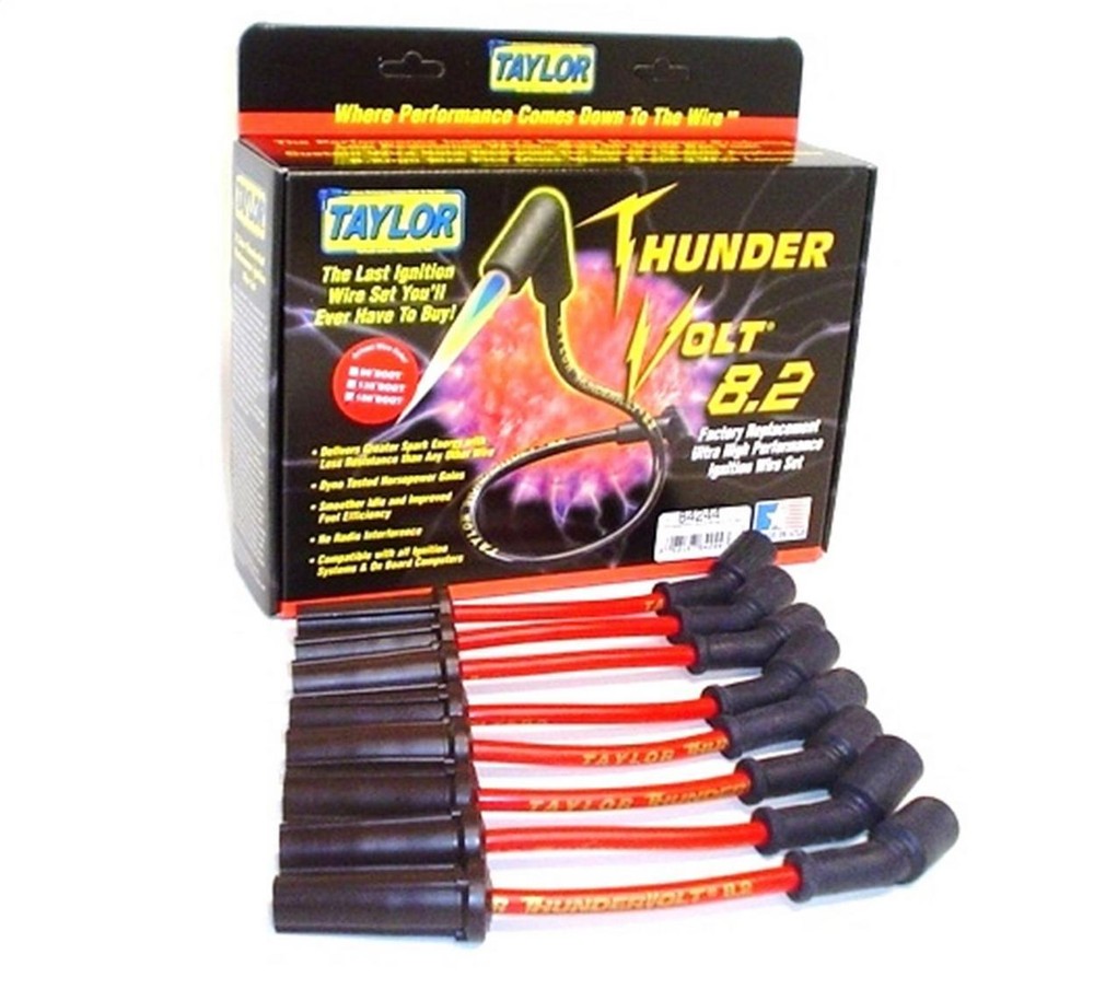 Taylor Cable 84244 Thundervolt 8.2 custom 8 cyl red