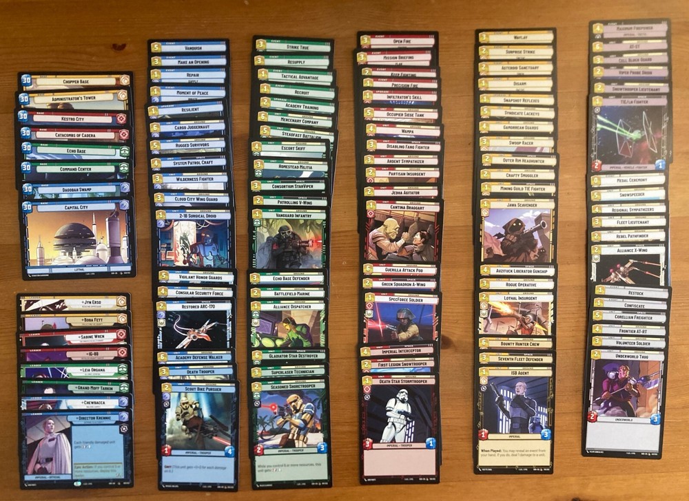 Star Wars Unlimited: Spark of Rebellion - Complete Common Set (106 Cards)