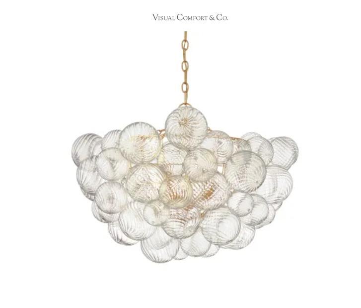 Visual Comfort Talia 8-Light 33-Inch Wide Chandelier Model JN 5112G/CG - Brand New-image