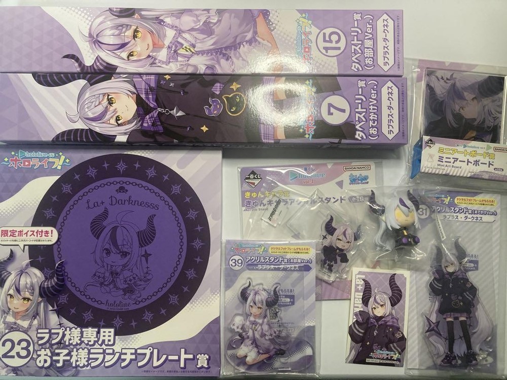 Hololive Laplace Darkness Ichiban Kuji Acrylic Stand Collectible Mini Art Board