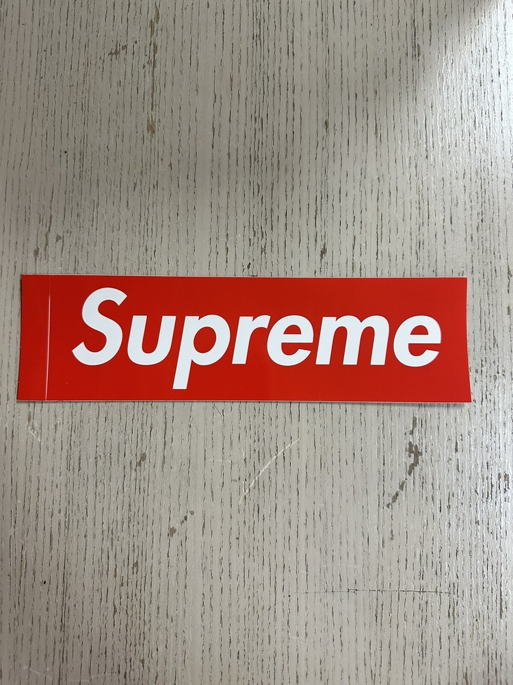 Supreme Red Box Logo Sticker 100% Authentic | Brand New