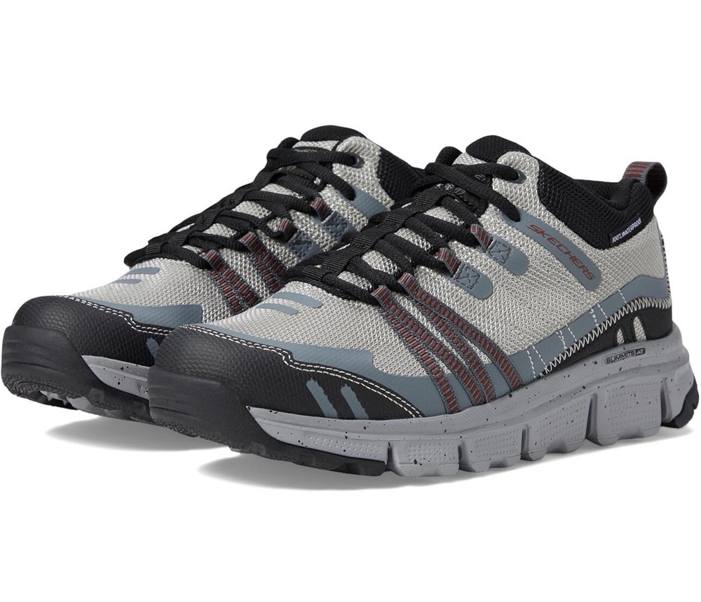 Skechers Men's Summits at Canobie Waterproof Sneaker, Gray, 11