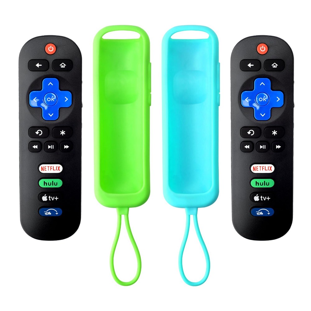 Pack of 2 Universal Roku TV Remotes Compatible with TCL TVs