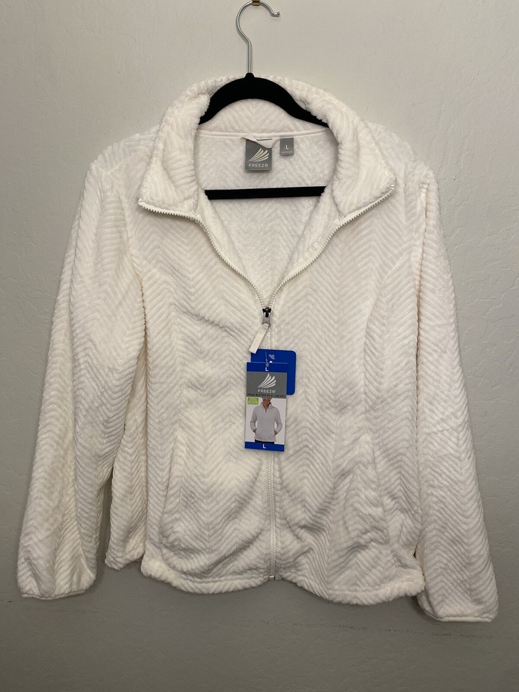 Soft Comfy Free2B Zip-Up Jacket Coat in Size L for Everyday Wear
