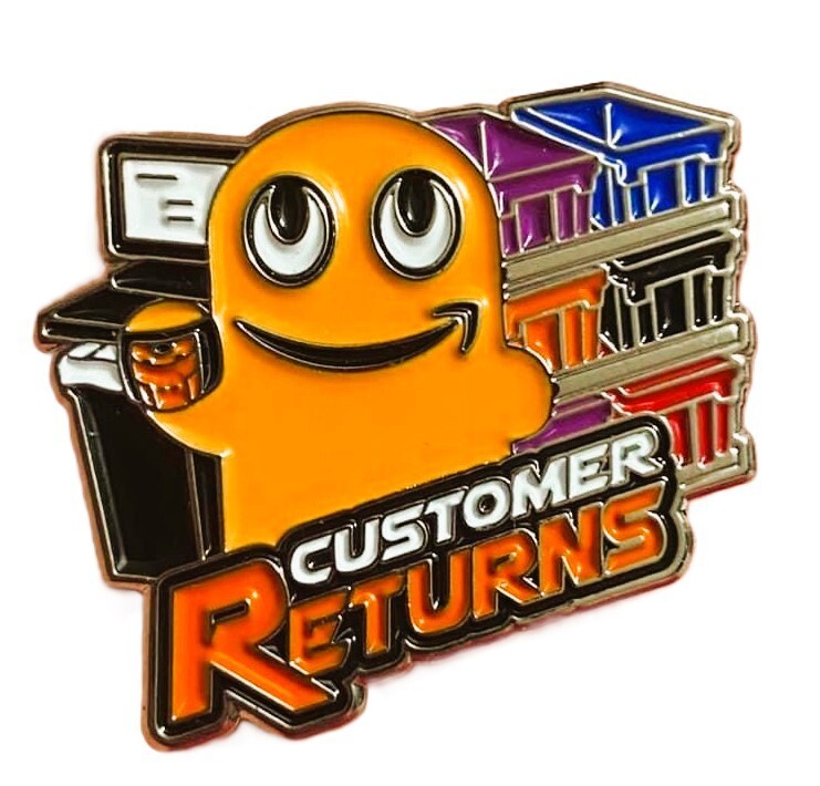 Customer Returns Amazon Peccy Employee Pin-image
